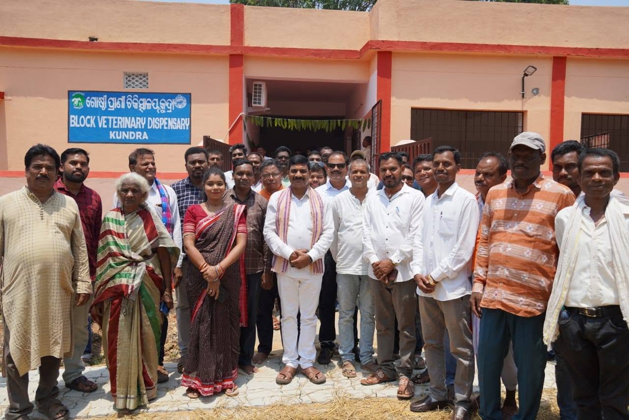 New Veterinary Office Inaugurated at Kundura by Kotpad MLA Rupu Bhatra